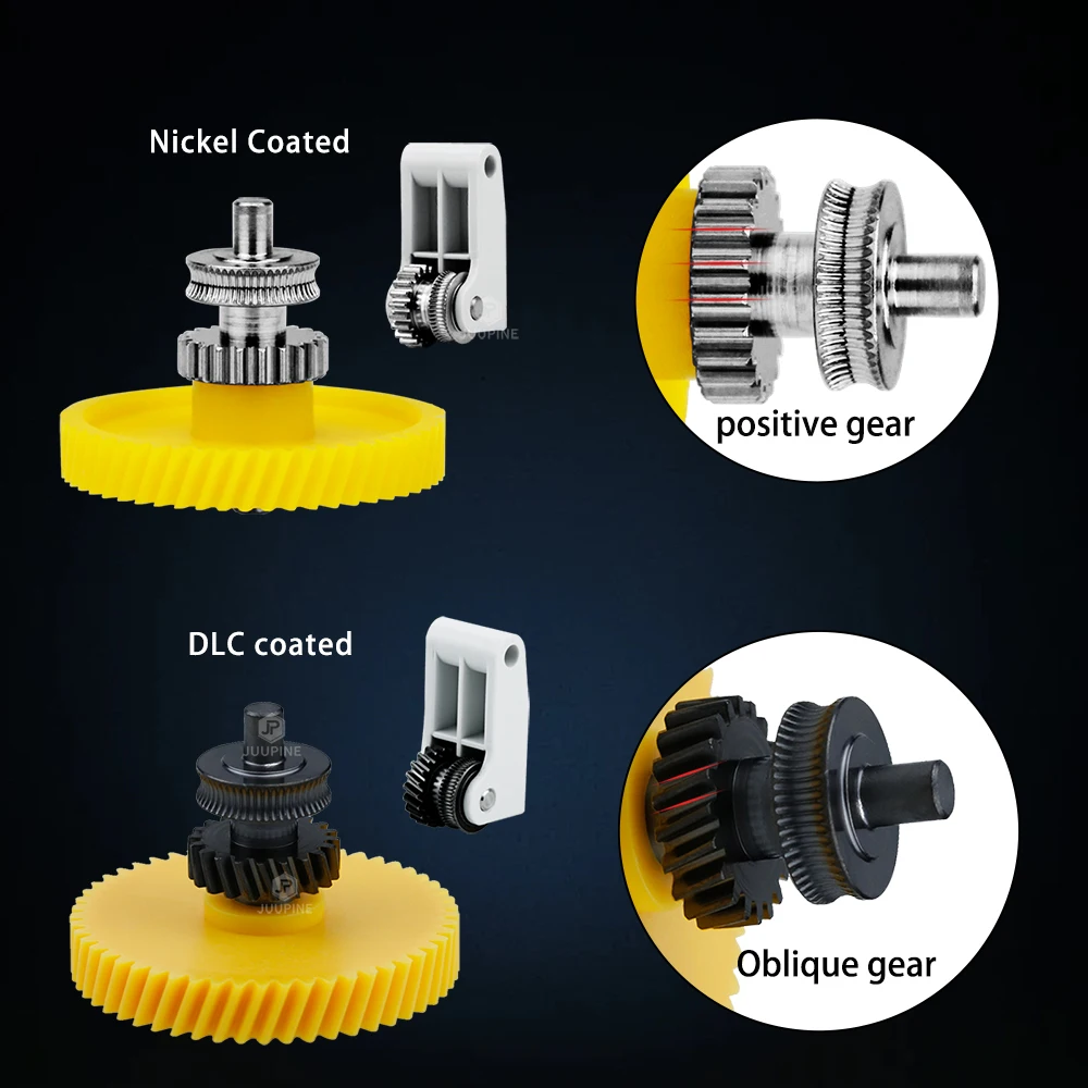 Upgrade Hardened Steel Extruder Gear Assembly For Bambu Lab P1S