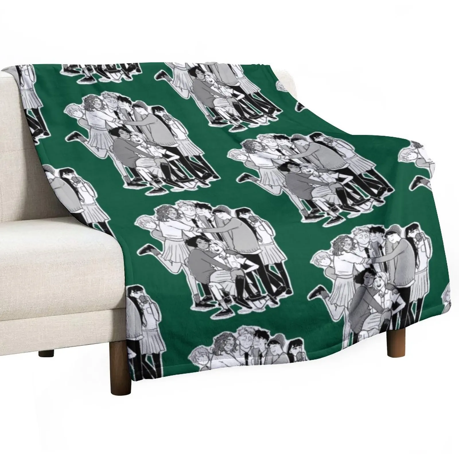 

New Hearthtoppe friends group Throw Blanket fluffy blanket Sofa Throw Blanket Baby Blanket