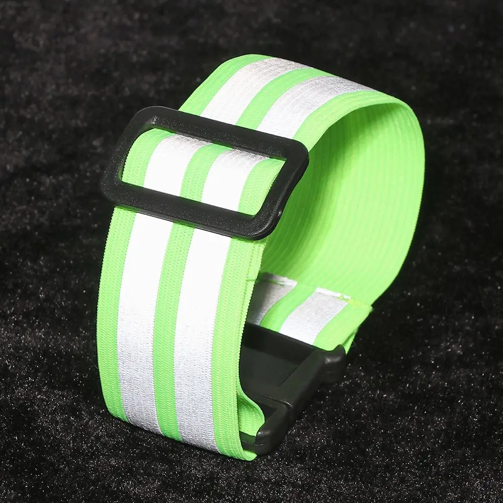1PC Cycling Reflective Strips Warning Armband Reflector Wristband Bicycle Bind Strap Pants Hand Leg Sport Tape Bike Safety Alert |