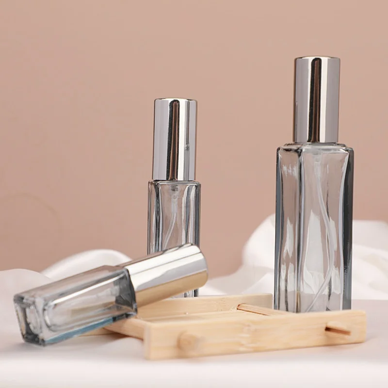 3pcs 세트 5/9/20ml 향수 스프레이 병 빈 유리 분무기 여행용 화장품 병 휴대용 바이알 리필 가능 드롭 샘플 서브 병