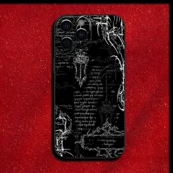 Gothic Cyber Sigil Cross Silicone Phone Case for Redmi Note 8 4G (WBB-275MF250207807)