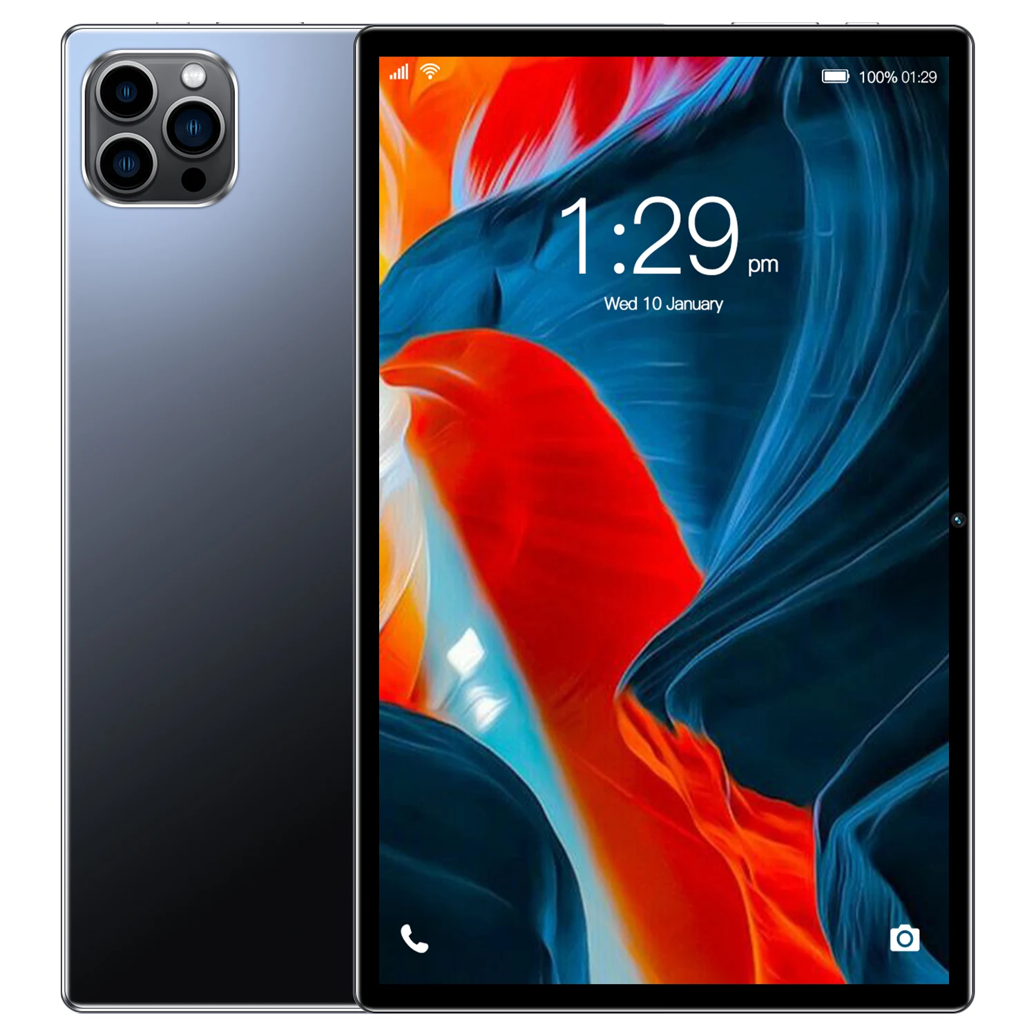 New 10.1 Inch Android Tablet Pc Google Play Octa Core Dual Cameras Dual SIM 3G Phone Call Tablets Bluetooth Wifi 4GB RAM 64GB - Image 2