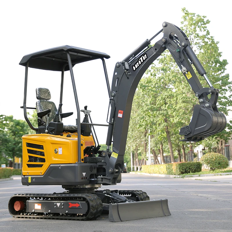 Nuovo Macchinario Da Costruzione Minibagger 2 T Piccolo Caricatore Scavatore Joystick Pilota Cingolato Idraulico Kubota Diesel Mini Escavatore Da 2 To