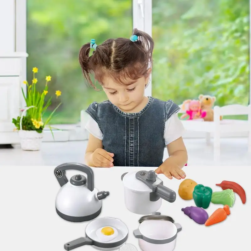 3-40 Pieces Funny Mini Kitchen Cookware Pot Pan Set for Kids Pretend Cook  Play Toy Simulation Kitchen Utensils Toy New Year Gift - AliExpress