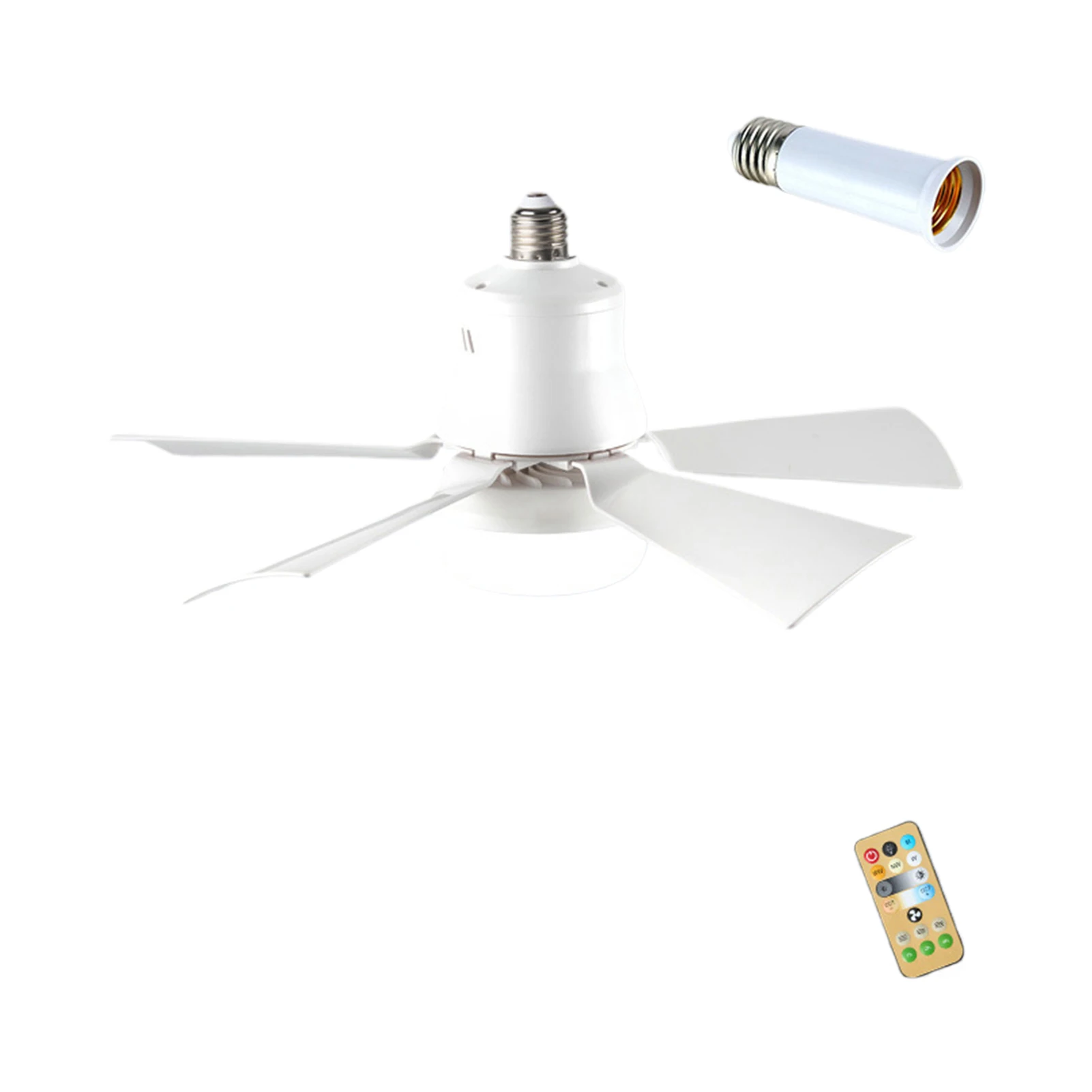 

E27 Remote Control Large Size Fan Lamp with LED Lights Dimmable Mount Light Ceiling Fans for Bedroom Living Room Decoration