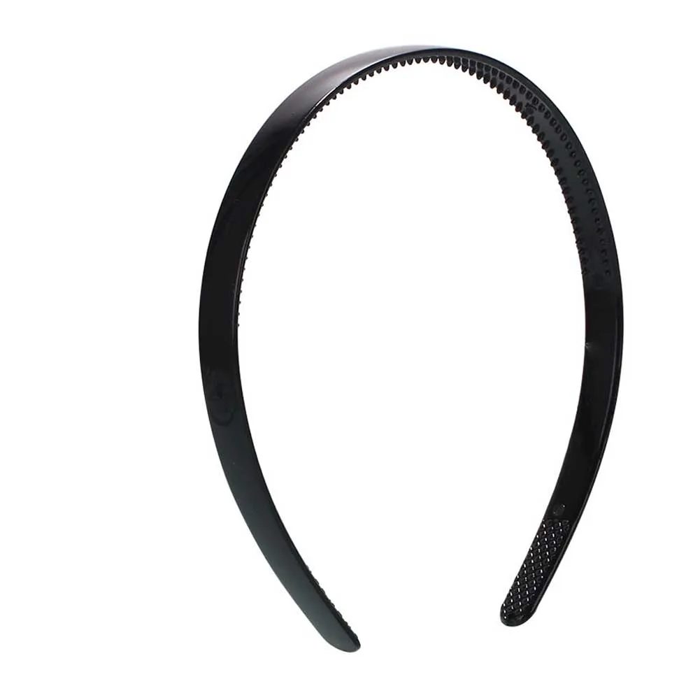 1Pcs Schwarz Einfache Breite Stirnband Verschiedene Größen Mädchen Frauen Gesicht Waschen Stirnband DIY Schmuck Material Stirnband Großhandel – Detail 5
