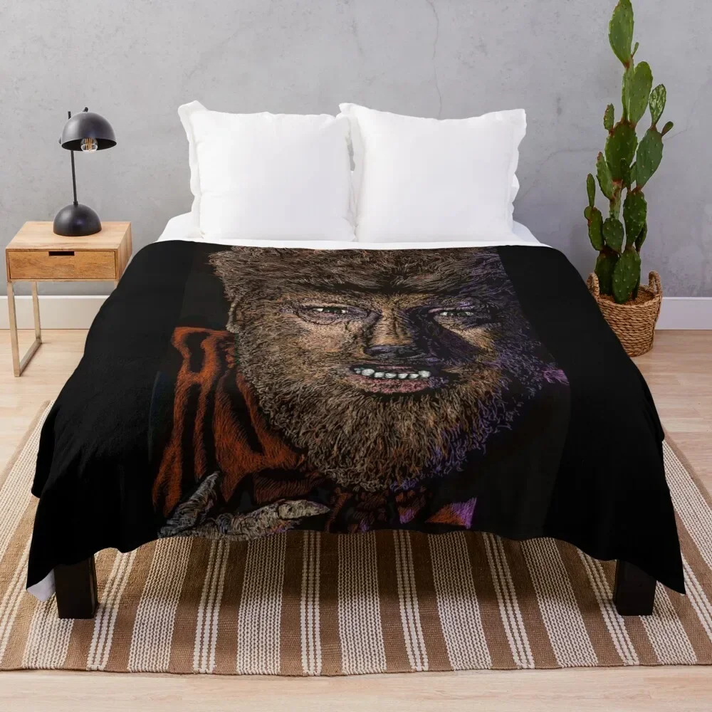 

THE WOLFMAN - 1941 Throw Blanket Sofa Quilt Personalized Gift Nap For Baby Blankets