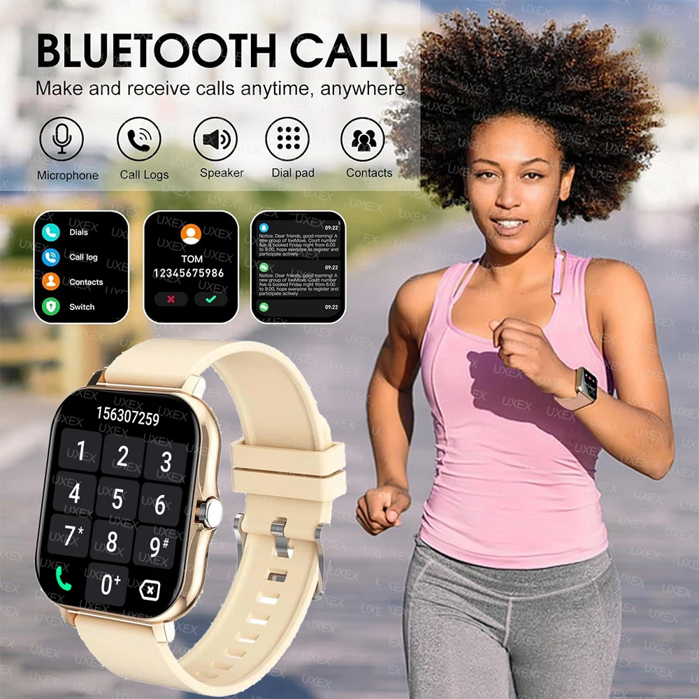 2026 Women Smart Watch Fitness Clock Sports Heart Monitor Smartwatch Bluetooth Call Music Playback 1.83'' Surprise Gift Watches 2