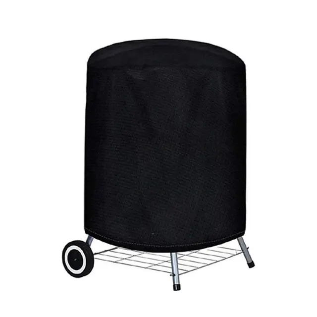 210D Oxford Cloth Bbq Grill Cover Round Case Coveres Kültéri Porellenes Vízálló Védőkatrotor Sütő Bútorok Burkolata - Image 3