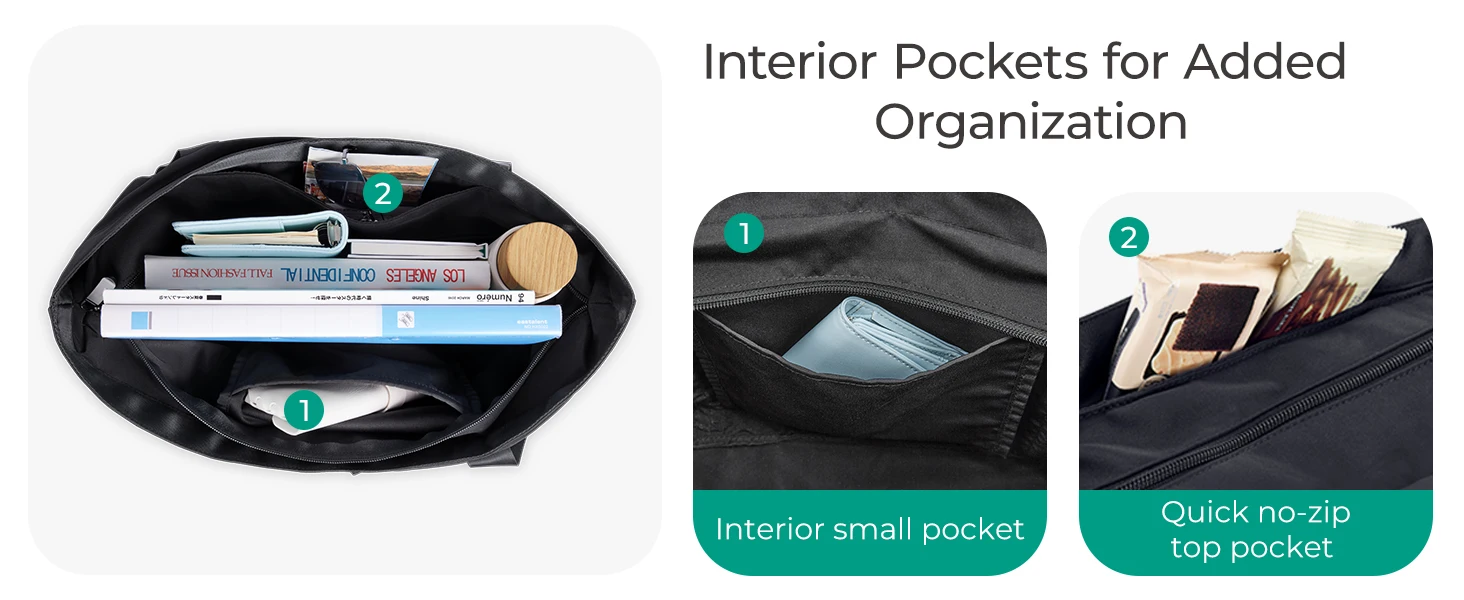 Front pocket storage