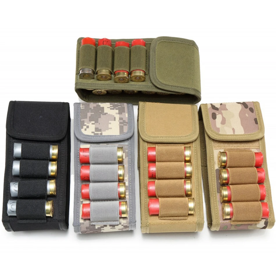 

Tactical 16 Rounds Bullet Bag Shootshell Holder Molle Ammo Shell Pouch 12 Gauge Waist Bag Gun Cartridge Holder Hunting Accessory