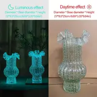 Fluorescent Glows In Dark Glass Vases for Stylish and Sophisticated Room Accent 2