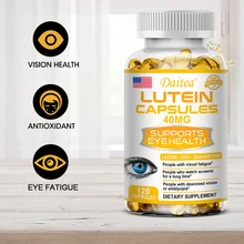 Eye Health Supplement Containing Lutein and Zeaxanthin To Improve Healthy Vision, Relieve Eye Fatigue and Combat Myopia