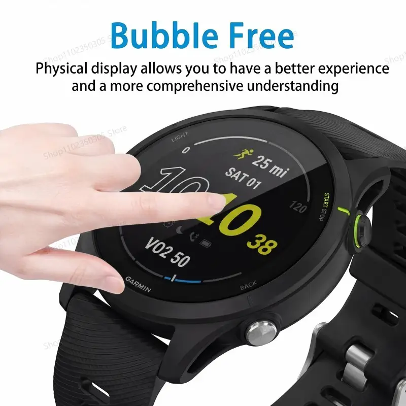 Tempered Glass Compatible for Garmin Forerunner 45 245 745 945 55 255 255S 955 165 235 735 935 Screen Protector Film - Image 2