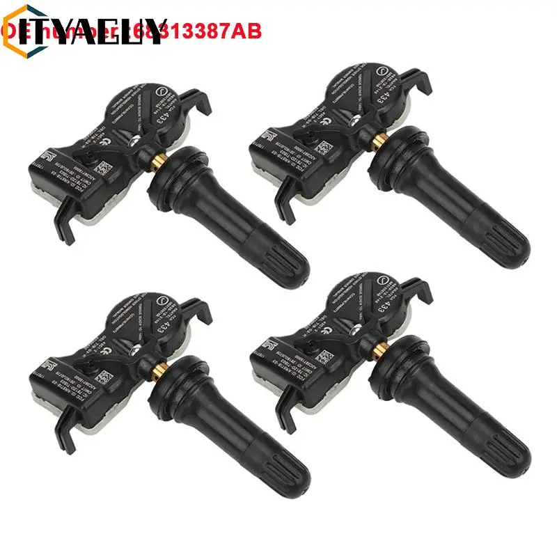 

Система контроля давления в шинах TPMS 68313387AB, 4 шт., подходит для Grand Cherokee Jeep Renegade Chrysler 200 Philosophy 2016 2017 2018