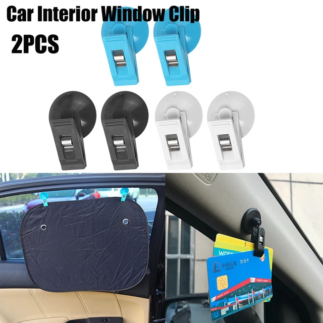 Car Convenience Bill Suction Cup Clip, Car Sunshade Small Clip