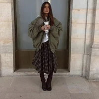 2025 new Skirts Women's Autumn Fashion British Youth Plaid Skirts Street Comfort Joker Students Travel Holiday Women's Skirt - Image 3