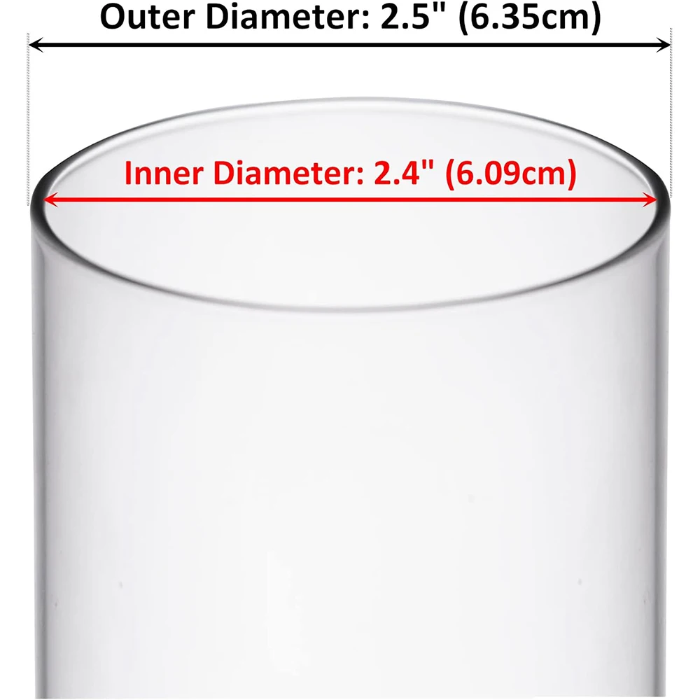 RIUBIXING Set 10 Portacandele In Vetro Trasparente | Diametro 4,5 Cm X Altezza 6 Cm | Per Tealight E Candele