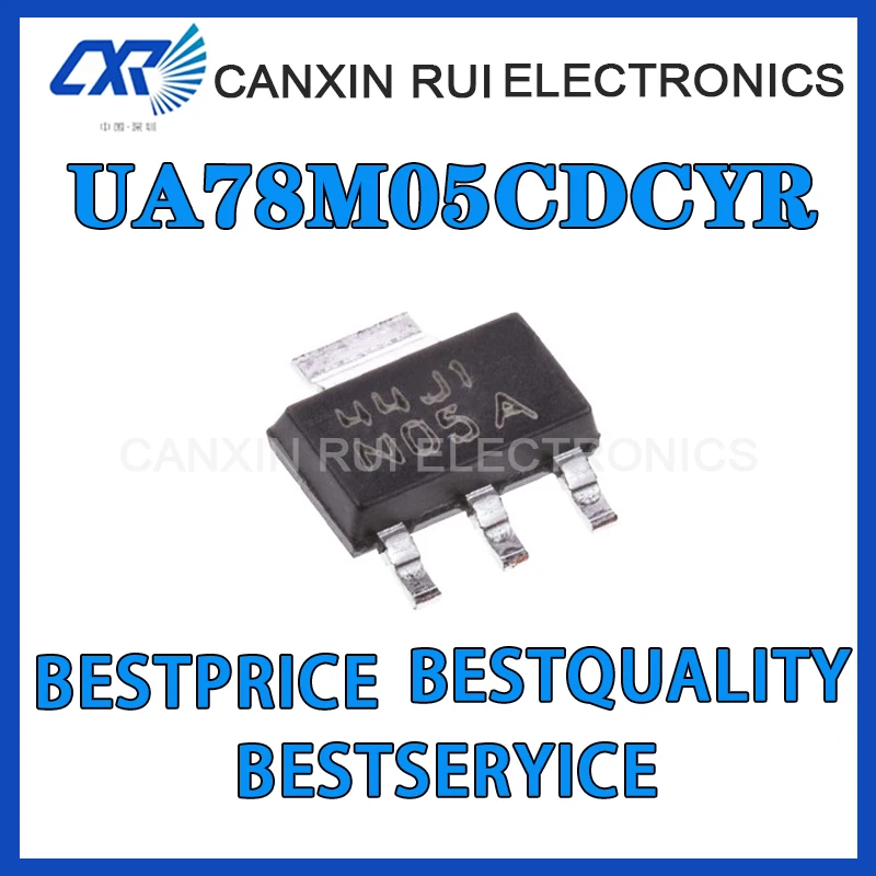 

100% new origina UA78M05cdcyr UA78M05 linear regulator IC chip SOT223