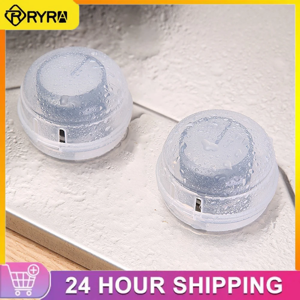 1~8PC Kitchen Oven Gas Cooker Button Cover Knob Control Switch Protective Cover Child Seurity Kitchen Knob Stove Protector