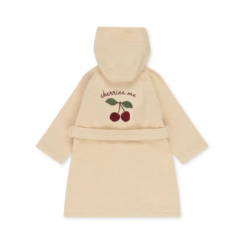 KS Kids Cute Lemon Bathrobe Boys Girl Pajamas Toddler Clothing Children Soft Bath Robe Nightgown Teenager Towels 1-12 Years