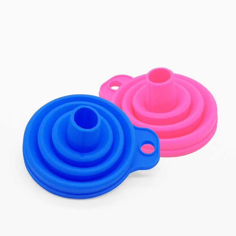 Engine Funnel Car Universal Silicone Liquid Funnel Washer Fluid Change Foldable Portable Auto Engine Oil Petrol Change oil funnel