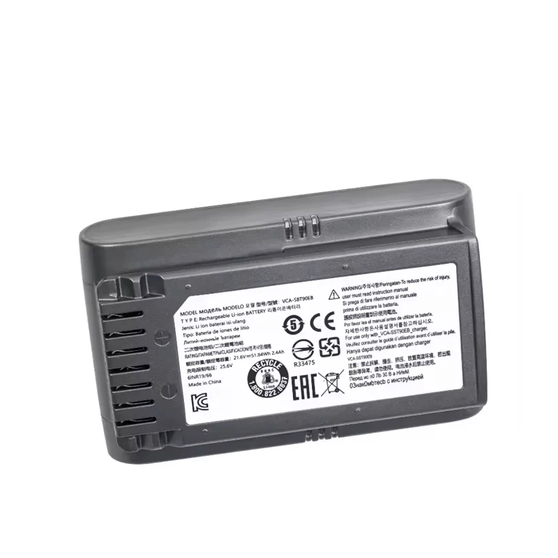Dust collector battery For Samsung jet 60 VCA-SBTA60 VS15T7032P4 battery JET 70 VCA-SBT90E/EB & JET75 JET90E VS9000 VCA-SBT90