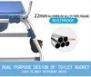 Commode chair philippines 729 bariatric bath chair with wheels commod steel 6