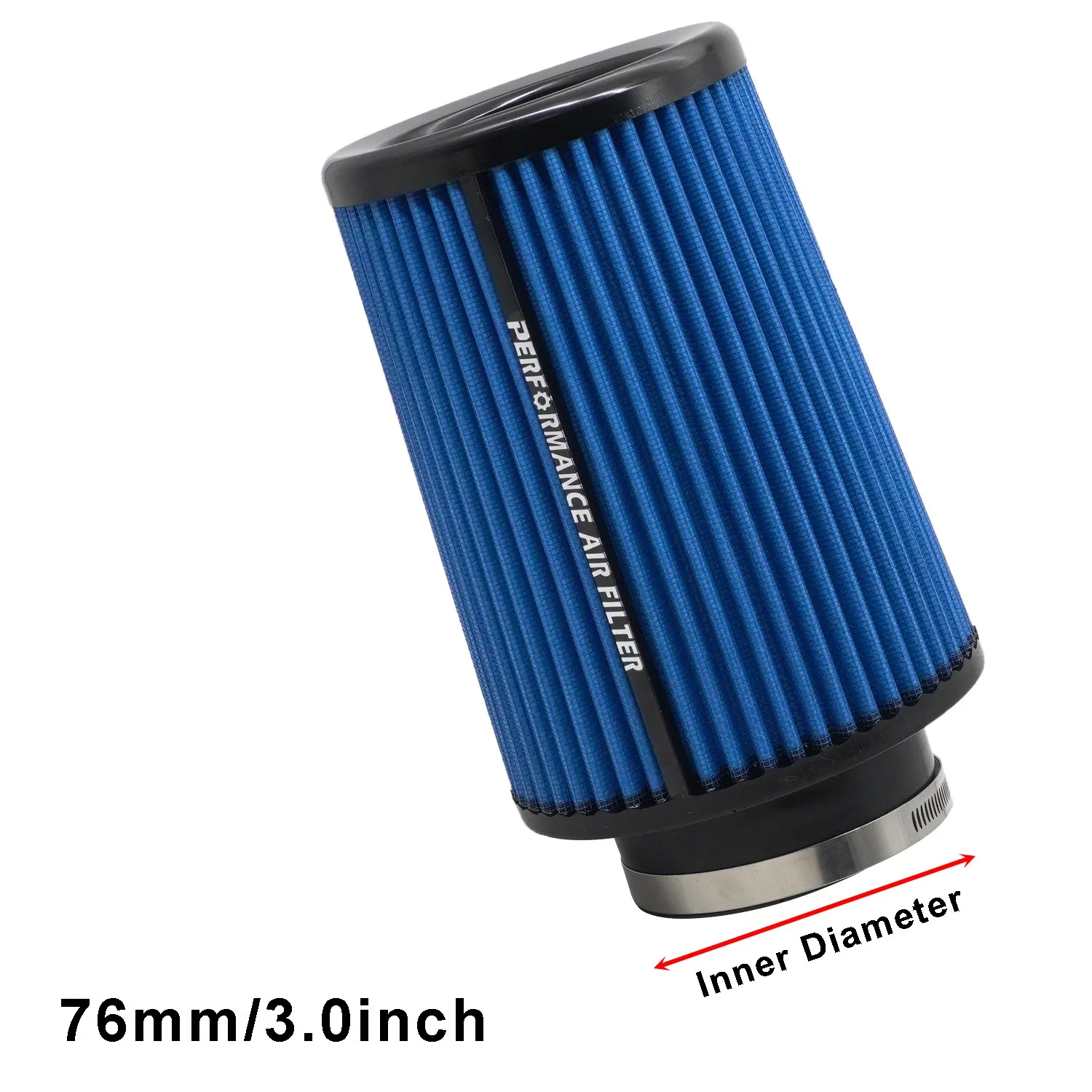 3 3.5 4インチ 冷気吸気フィルター 76mm 89mm 101mm パフォーマンスコーンエアフィルター ユニバーサル レーシングスポーツカー用 3サイズ1 車高流量エアフィルター3 \"3.5  4インチコールドエアインテークユニバーサルフィルタースポーツレーシングカーのための車のエンジンの空気入口76ミリメートル89ミリメートル101ミリメートル  - AliExpress