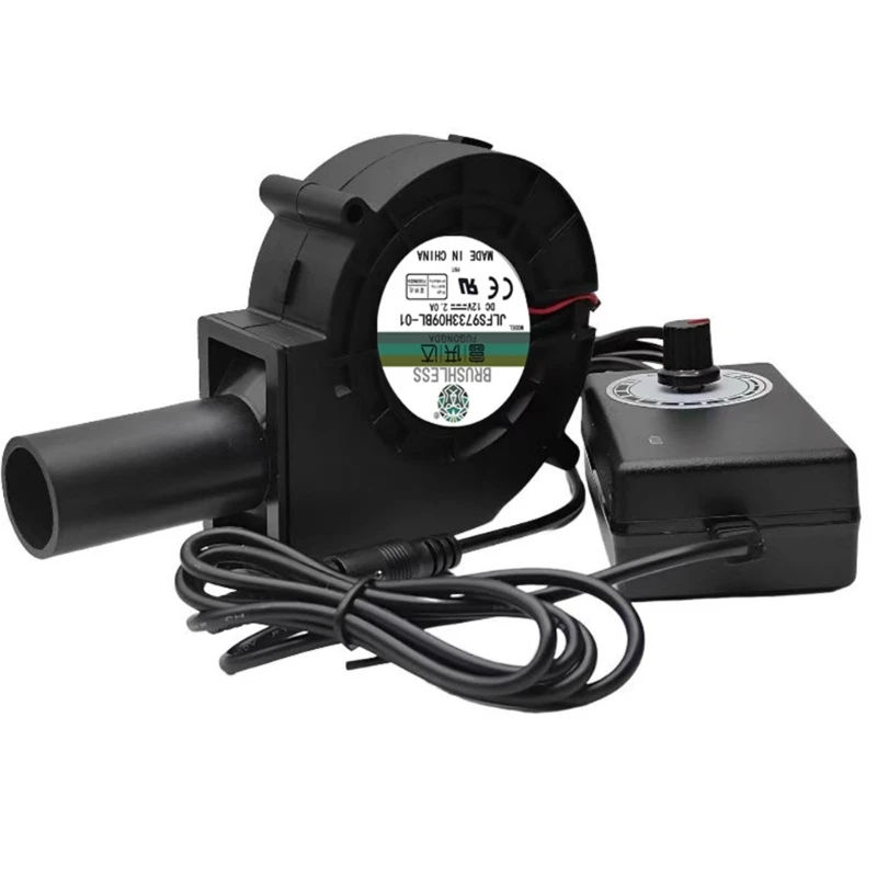 

BBQ Fan Air Blower 12V 4700RPM Connection for Barbecue Picnic Camping Charcoal Starter Cooking Blower 9733 517A