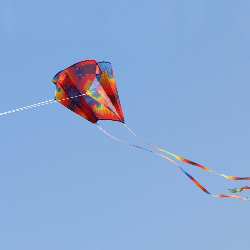 Kids Interactive Long Tile Rainbow Parafoil Flying Kite Educational for Play for Creative Outdoor Toy Best Gift for Outd 3