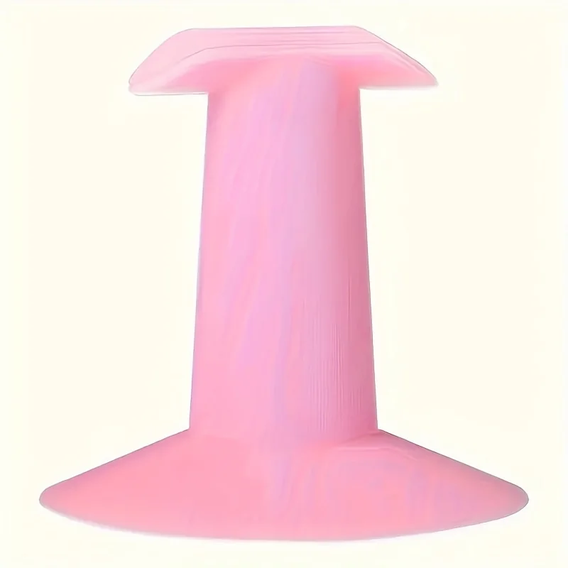 Precision Nail Art Support Sticks - Comfort Fit Finger Holders for Smudge-Free Manicures & Pedicures, Unscented Pink Nail Tools