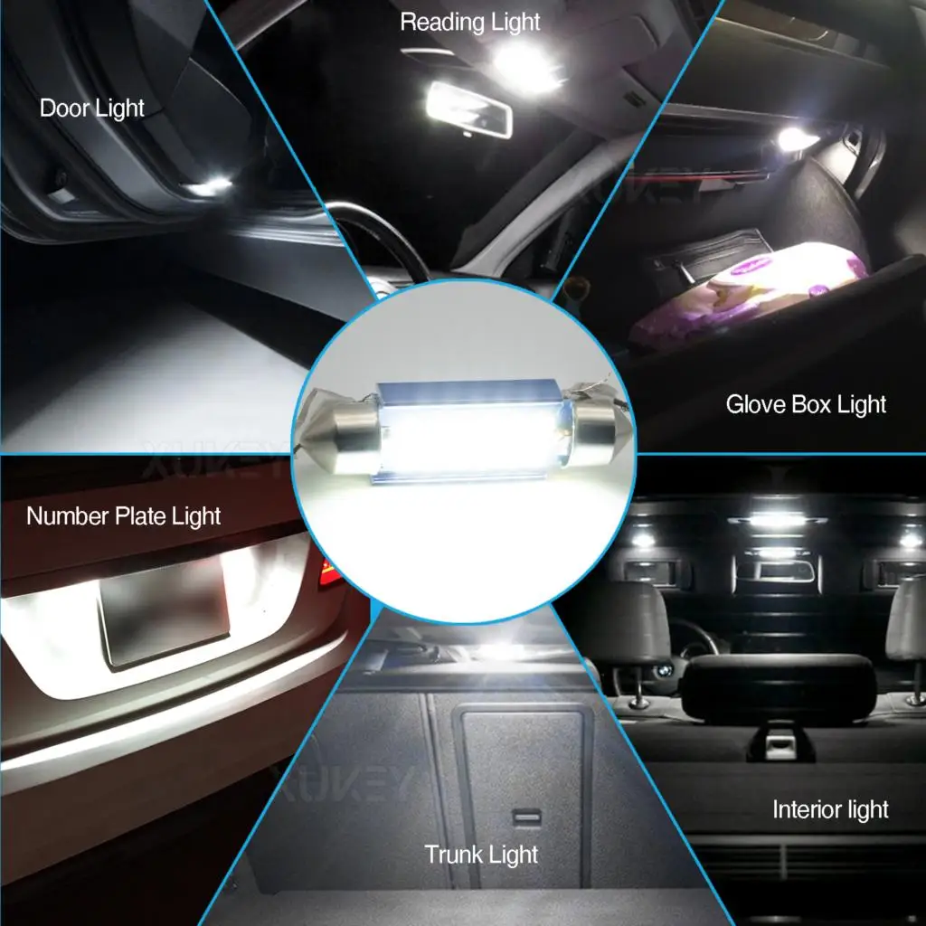 CANBUS LED  212-2 569 6413 佺 ׸   Ʈũ   , 6000K ȭƮ, 41mm 42mm 211-2 578, 18-2016-SMD