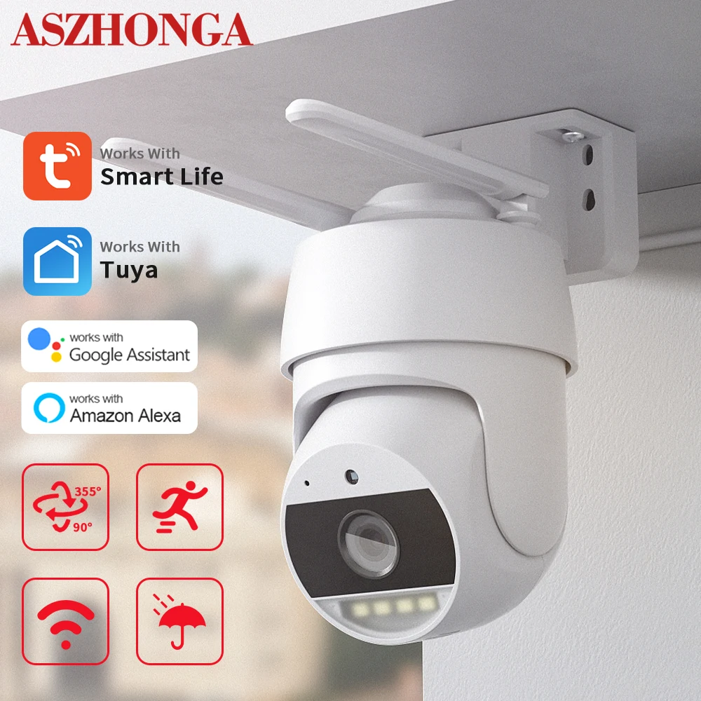 TuyaWIFISurveillanceCameraforSecurityProtection1080P4MP4XZoom