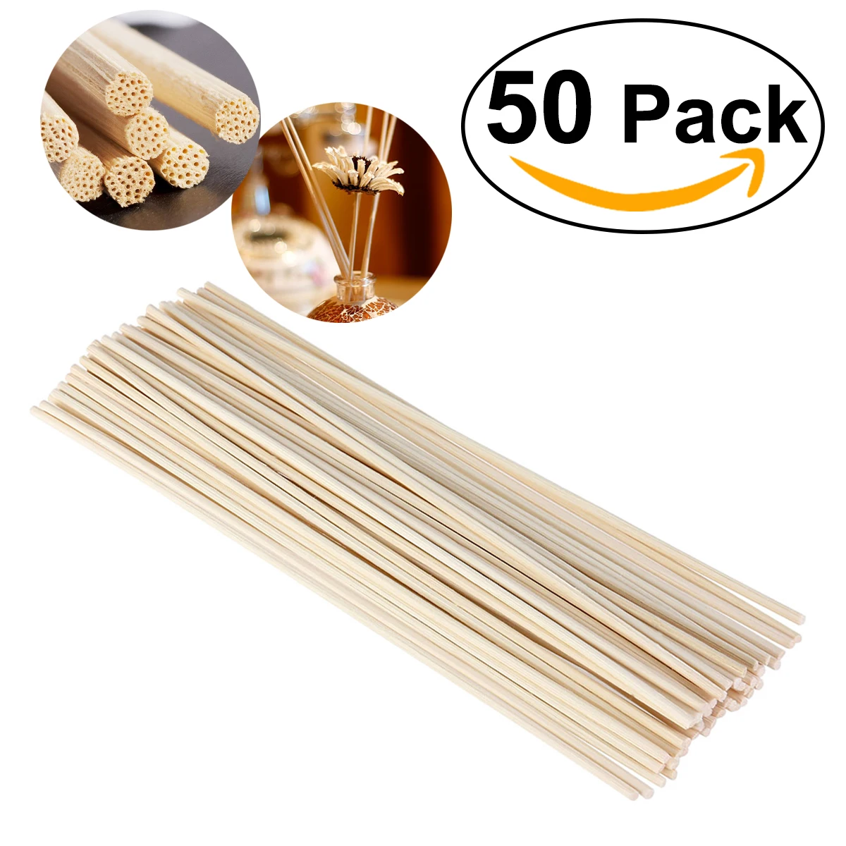 50pcs Oil Duffuser Reed Stick Home Scent Diffuser Fragrance Aromatherapy Diffusers Sticks DIY Handmade Oil Diffuser Replacement reed diffuser refill sticks