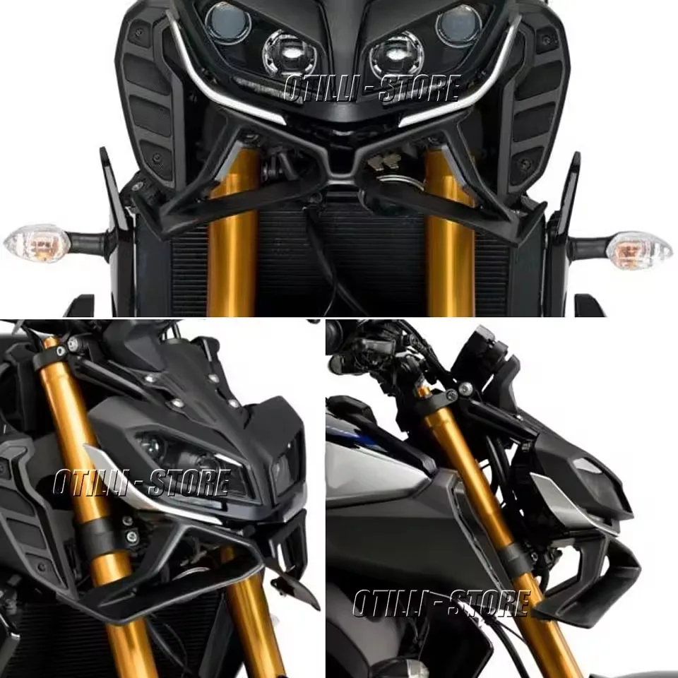 Für Yamaha MT-09 MT 09 MT09 SP Motorradzubehör Frontspoiler Winglet Aerodynamischer Wing Kit Spoiler 2020-2017 Schmücken