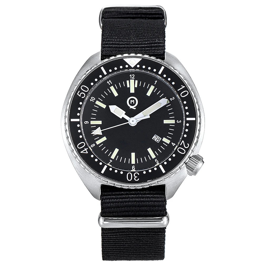 Orologio Da Uomo Impermeabile 300M Police Military Army Ceramic Bezel Saphire Glass Swiss Movment C3 Luminoso Nuovo In