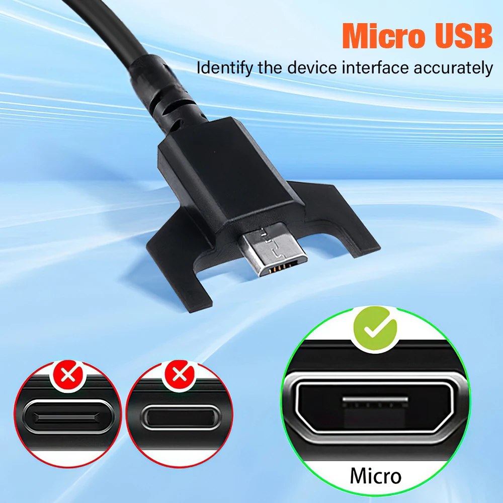 Mouse Charging Cable Micro USB Charger Wire For Logitech GPRO GPW GPX G900 G903 G403 G703 Wireless Gaming Mouse 1.8 Meters Long