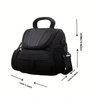 Sac pour appareil photo reflex Nikon D40 : léger, portable, pour un transport unique ou croisé, magasins micro SLRs.-liu 5