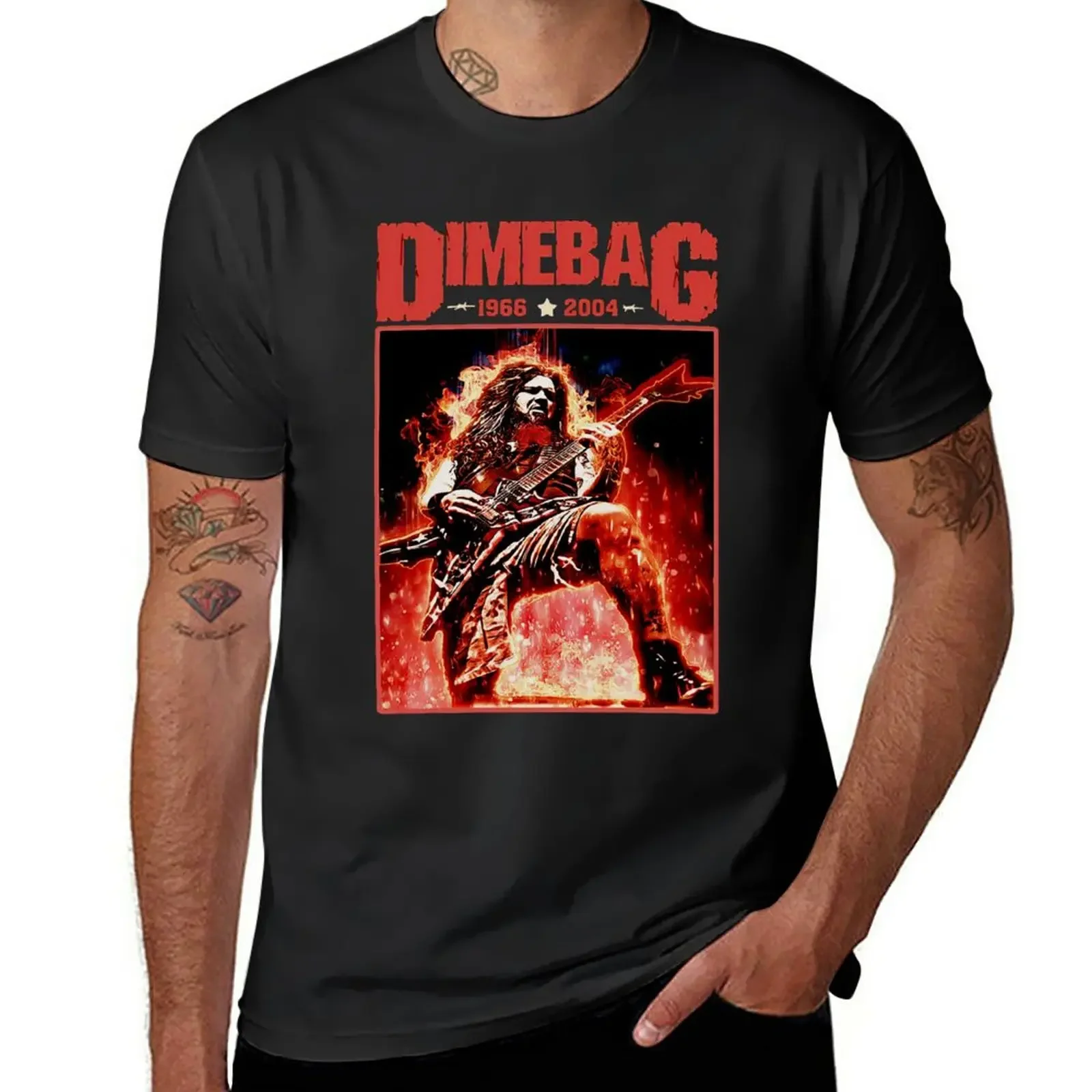 

Dimebag Darrell guitarist 1966-2004 The Memories Gifts Fan Music T-Shirt Aesthetic clothing plus sizes mens plain t shirts