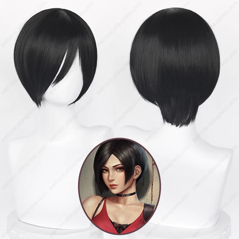 ada-wong-cosplay-wig-women-32cm-black-short-hair-heat-resistant
