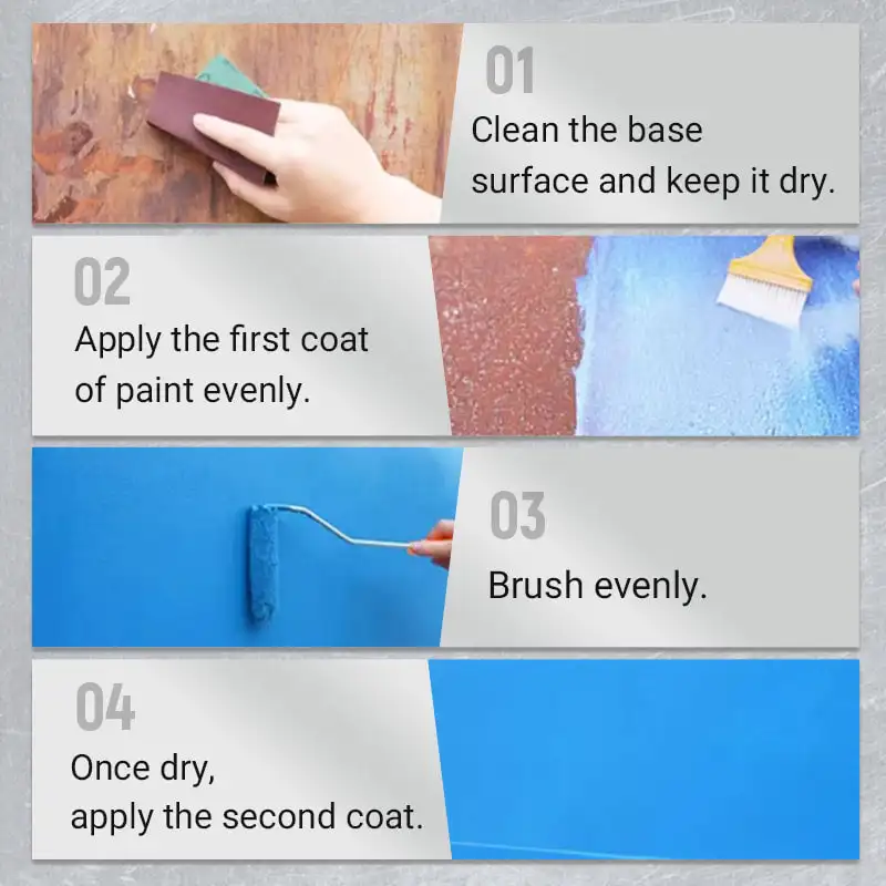 300g Rust removal paint Iron door railing metal rust prevention and