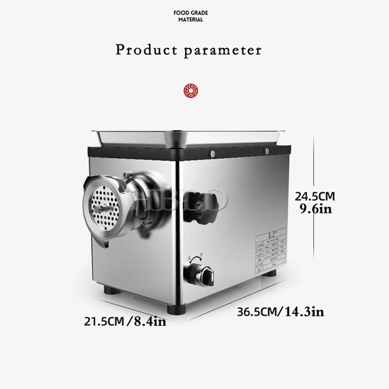 Hot Selling Professional Commercial Meat Grinder Industrial Desktop Stainless Steel Cabbage And Chili Shredder 2