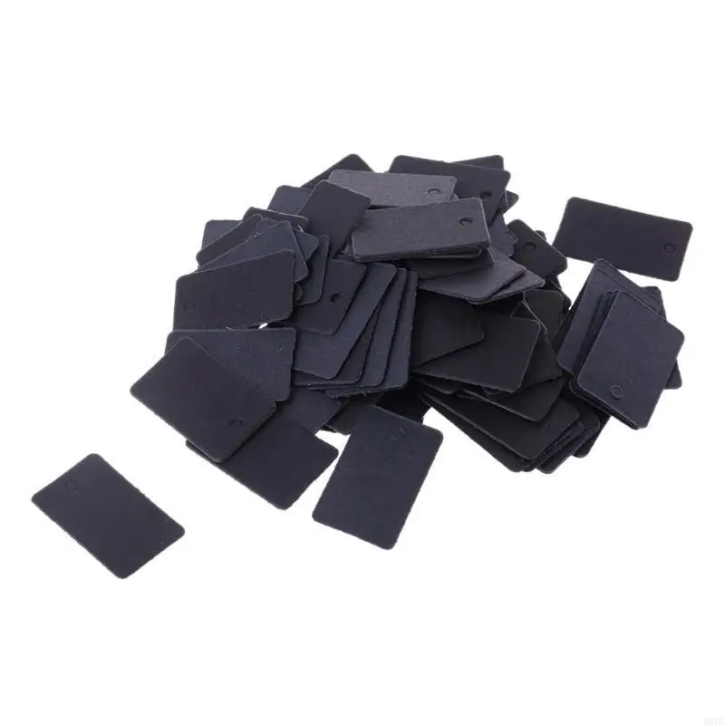 B0KC 100pcs 크래프트 종이 기프트 카드 행