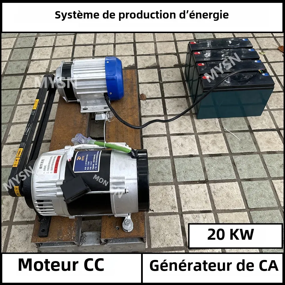 Générateur 5000W Aimant Permanent 220V/380V - Alternateur Synchrone Pour éolien - Neuf