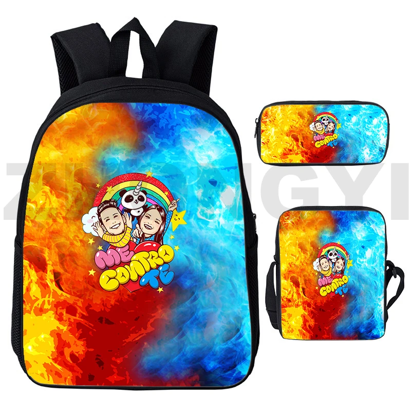 Funny Me Contro Te Bag 3D Print Cute Me Contro Te Schoolbags Laptop Backpack Men Pencil Case Anime Harajuku Laptop Shoulder Bag
