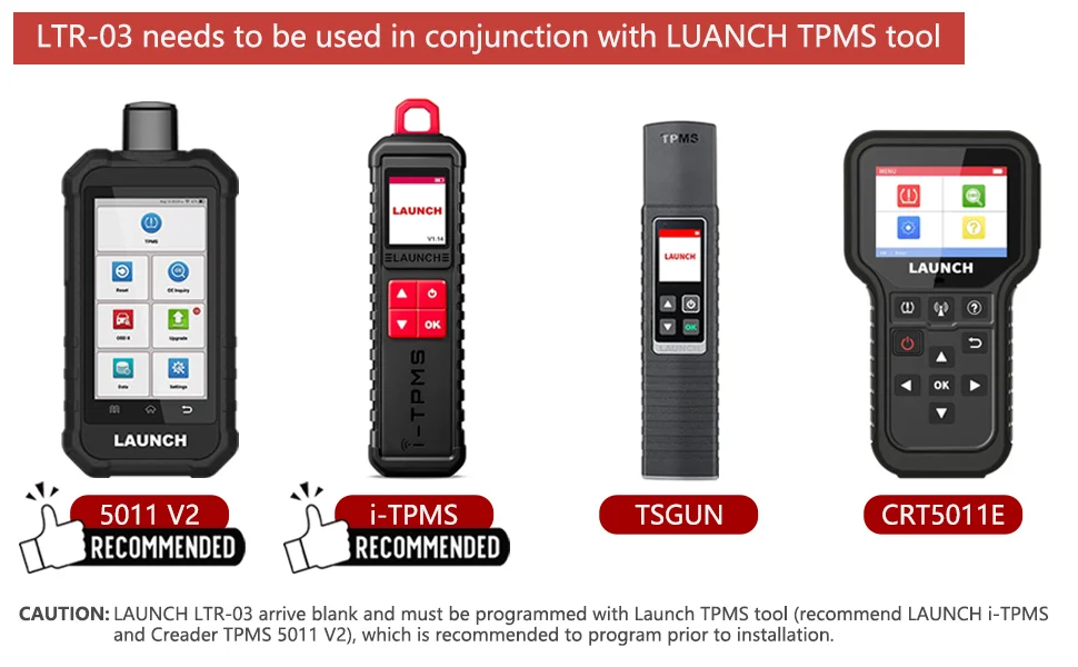 LAUNCH LTR-03 TPMS-Sensor 315 MHz/433 MHz Dual-Frequenz-Schraubmetallventil Reifendrucküberwachung Programmierbar Ersetzen Sie den OE-Sensor – Detail 8