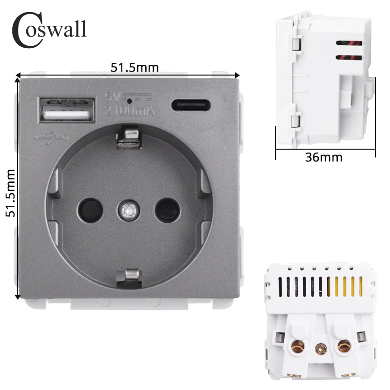 EU Type-C USB Charge