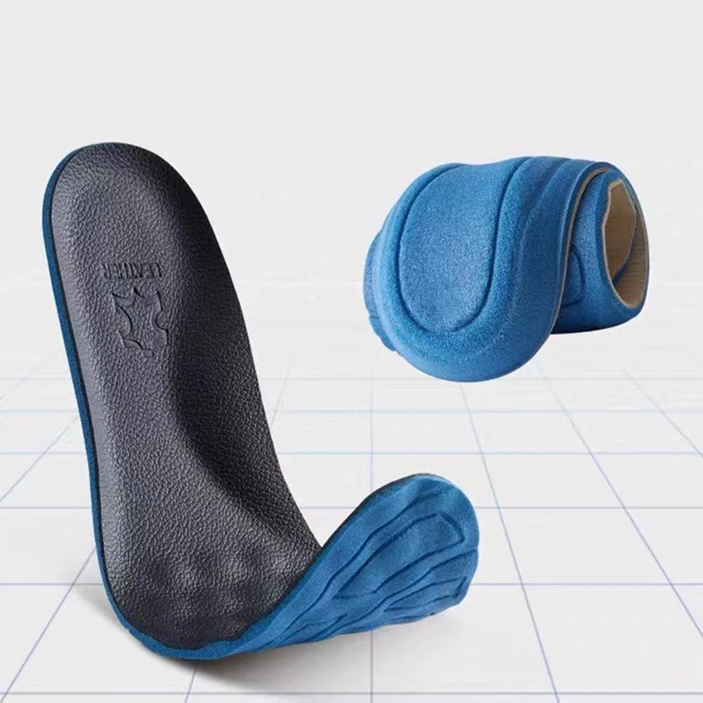 

Orthopedic Insoles for Feet Men Women Cowhide Leather Insole Breathable Shock-Absorbant Running Sneakers Feet Care Shoe Sole Pad