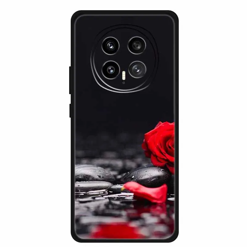 Shockproof Black Silicone Phone Case - Soft and Durable Back Cover